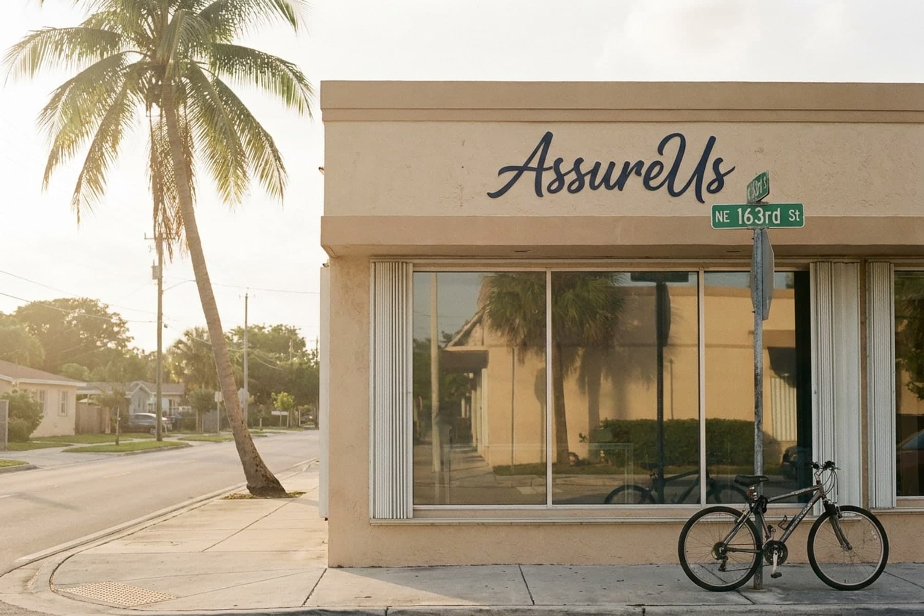 Illustration of the Assure US storefront on NE 163rd St